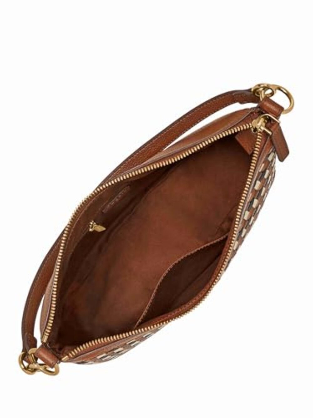 Genuine Leather Crossbody Purse with Adjustable Strap - Picture 6 of 7